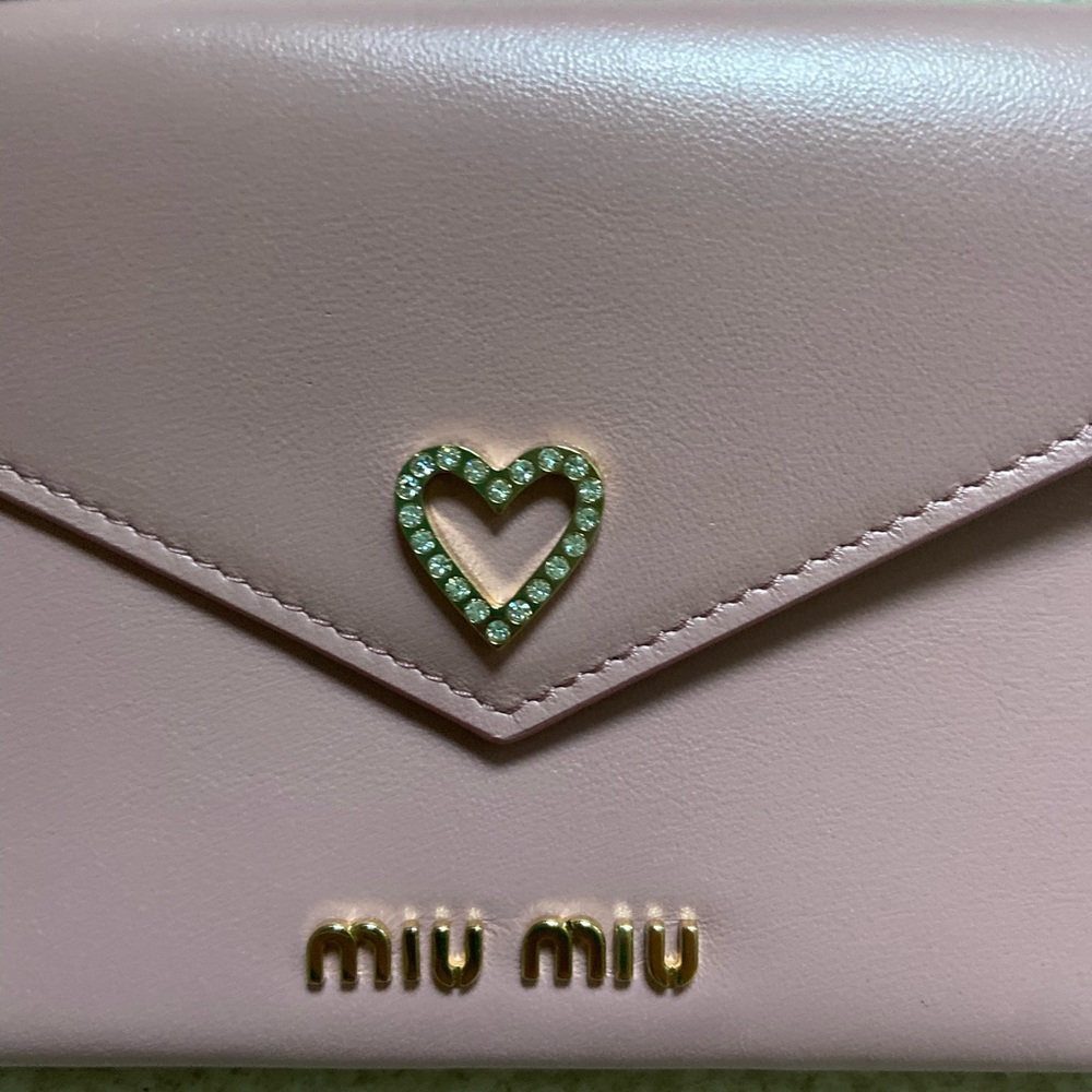 Miu Miu pink wristlet+ card case set - Picture 17 of 17